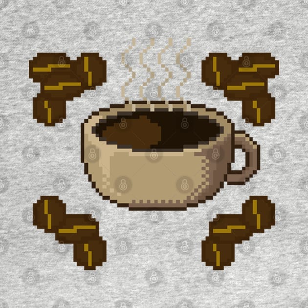 Coffee Cup Pixel Art by Zaerisfade